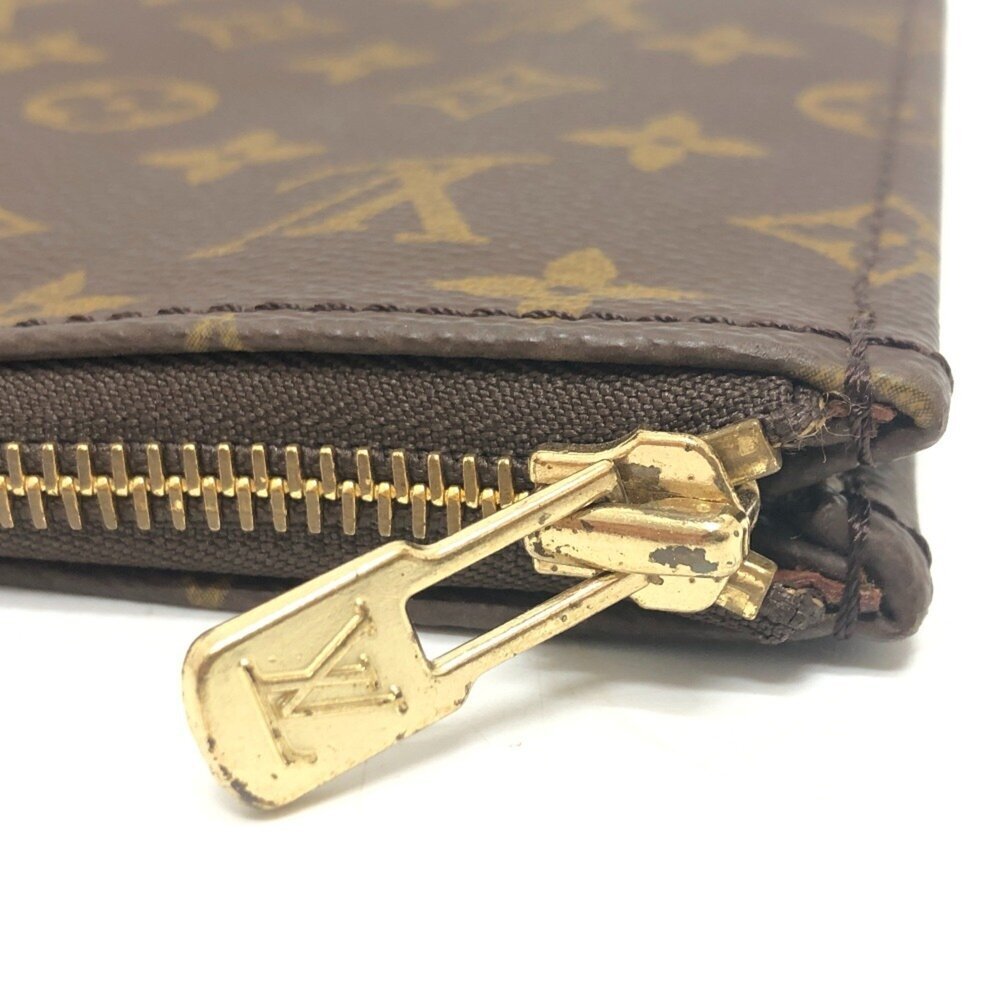 LOUIS VUITTON Brown Clutch Bag - Picture 6 of 9